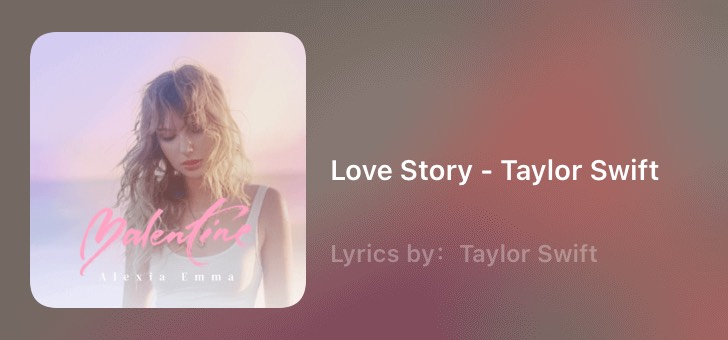 Scrolling lyrics