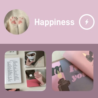 Widget ins风面板
