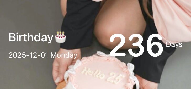 Widget Countdown