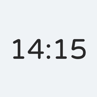 Widget Minimalist Clock