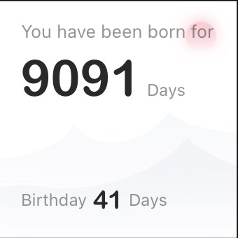 Widget Birthday