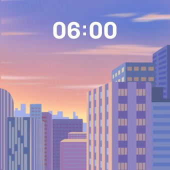 自然風時計