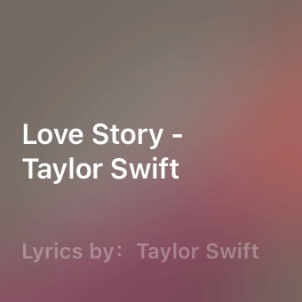 Scrolling lyrics