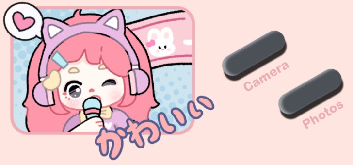 粉色游戏机
