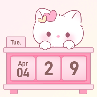 Widget 可爱积木日历