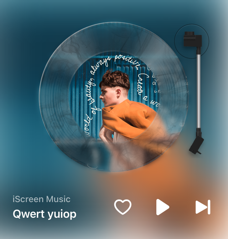 Widget 音乐播放器