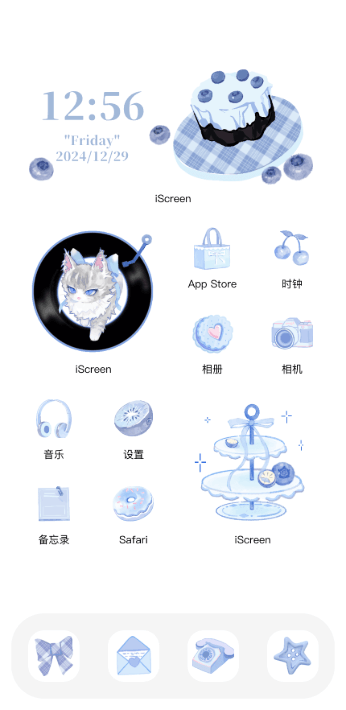 蓝莓与猫
