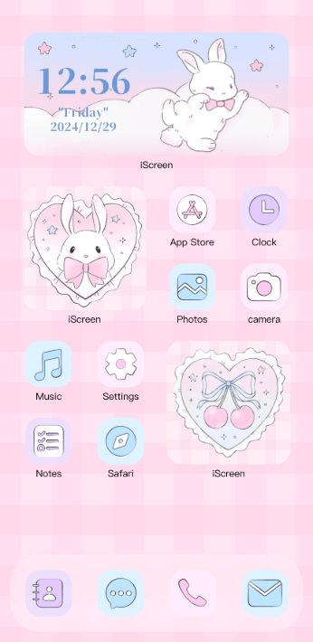 Pink Lace Bunny