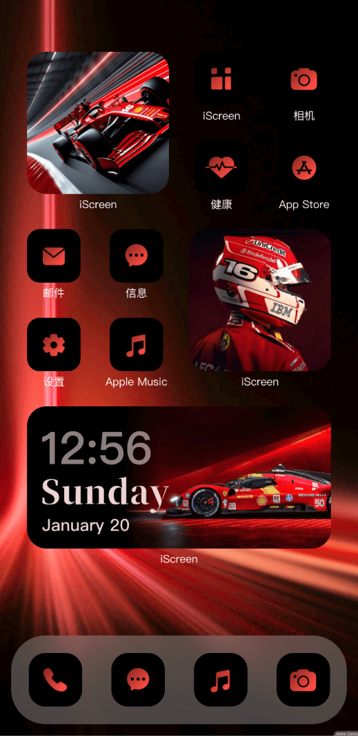 F1赛车黑红
