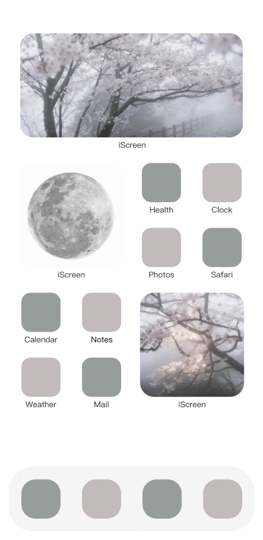 Mist Forest Teal Gray