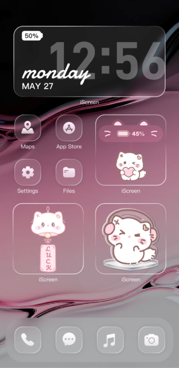 Black-Pink Desk Mimi