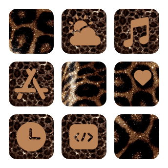 Golden Brown Leopard