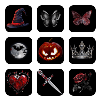 Halloween dark style