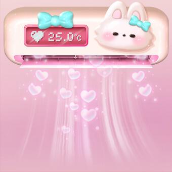 Widget 桌小兔空调